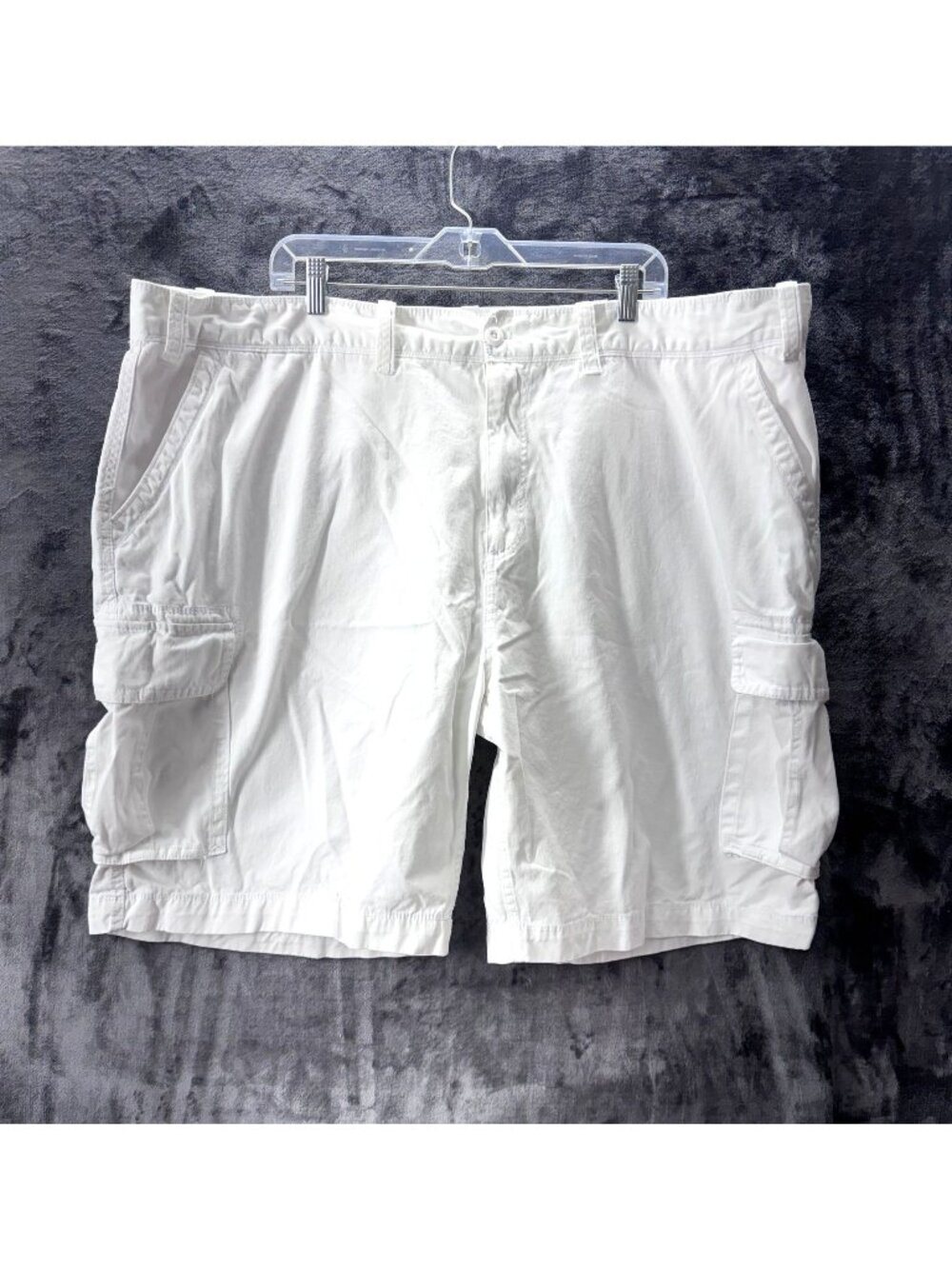 Foundry Supply Co. Caro Shorts Mens sz 50 White Cotton Big & Tall Utility